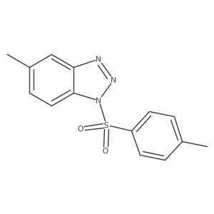 5-methyl-1-(4-methylbenzenesulfonyl)-1H-1,2,3-benzotriazole Structure