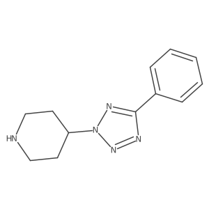 4-(5-Phenyltetrazol-2-yl)piperidine Structure
