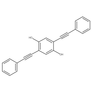 2,5-Bis(phenylethynyl)benzene-1,4-diol Structure