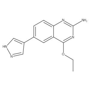 4-Ethoxy-6-(2h-pyrazol-4-yl)-quinazolin-2-ylamine结构式
