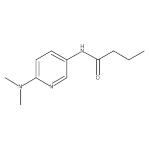 n-(6-(Dimethylamino)pyridin-3-yl)butyramide Structure