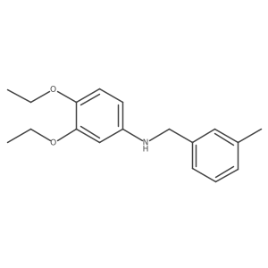 N-(3,4-Diethoxyphenyl)-3-methylbenzenemethanamine结构式