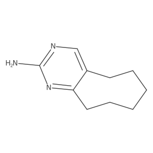 5,6,7,8,9,10-Hexahydrocycloocta[d]pyrimidin-2-amine结构式