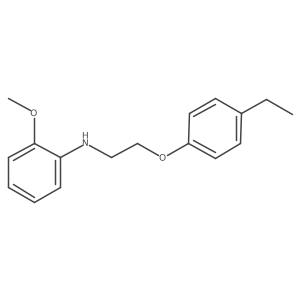 N-[2-(4-Ethylphenoxy)ethyl]-2-methoxyaniline Structure