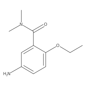 5-amino-2-ethoxy-N,N-dimethylbenzamide结构式