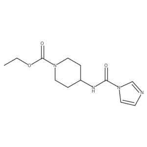 Ethyl 4-[(1H-imidazole-1-carbonyl)amino]piperidine-1-carboxylate Structure