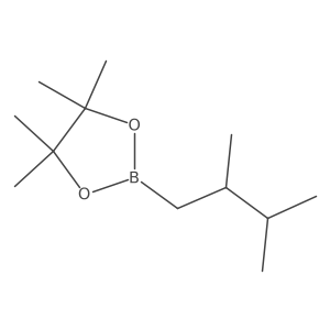 2-(2,3-Dimethylbutyl)-4,4,5,5-tetramethyl-1,3,2-dioxaborolane Structure