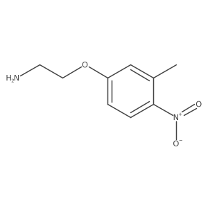 2-(3-Methyl-4-nitrophenoxy)ethan-1-amine结构式