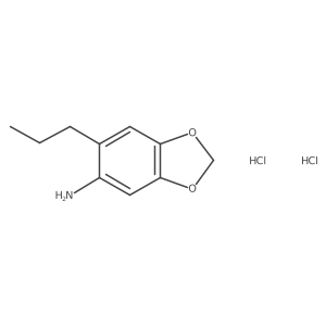 6-Propyl-benzo[1,3]dioxol-5-ylamine dihydrochloride Structure