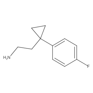 1-(4-Fluorophenyl)cyclopropaneethanamine结构式