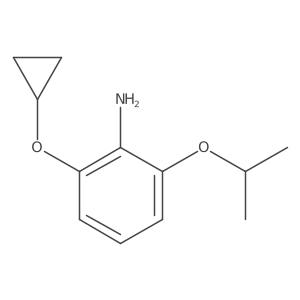 2-Cyclopropoxy-6-isopropoxyaniline结构式