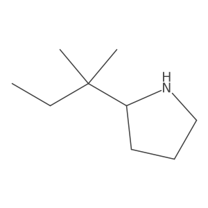 2-(2-Methylbutan-2-yl)pyrrolidine Structure