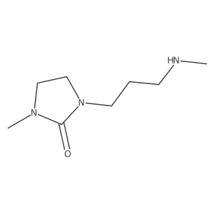 1-Methyl-3-[3-(methylamino)propyl]imidazolidin-2-one Structure