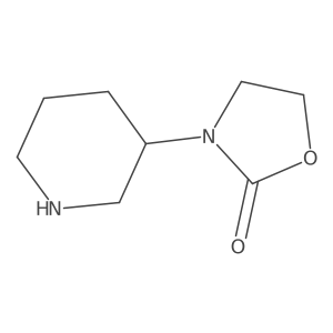 3-(Piperidin-3-yl)-1,3-oxazolidin-2-one Structure