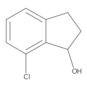 (S)-7-Chloro-2,3-dihydro-1H-inden-1-ol结构式