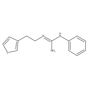 Guanidine, N-phenyl-Na(2)-[2-(3-thienyl)ethyl]- Structure