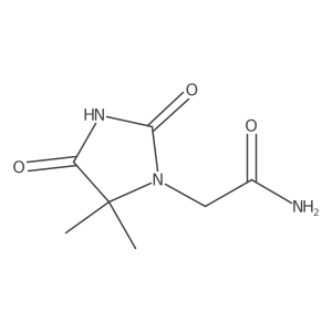 2-(5,5-Dimethyl-2,4-dioxoimidazolidin-1-yl)acetamide Structure