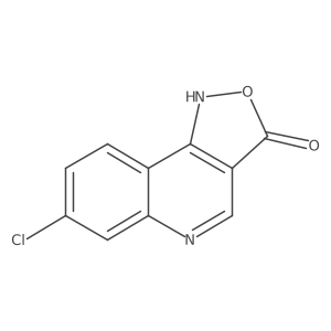 7-Chloroisoxazolo[4,3-c]quinolin-3(1H)-one Structure