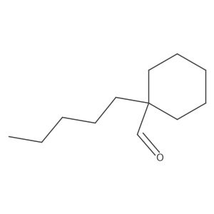 1-Pentylcyclohexanecarbaldehyde Structure