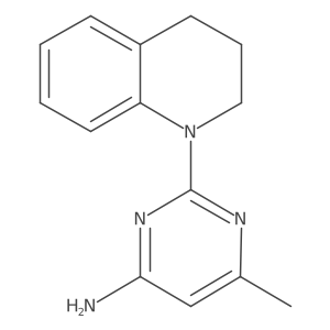 2-(3,4-dihydroquinolin-1(2H)-yl)-6-methylpyrimidin-4-amine Structure