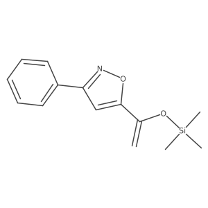 3-Phenyl-5-[1-[(trimethylsilyl)oxy]ethenyl]isoxazole Structure