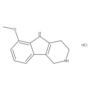 6-methoxy-1H,2H,3H,4H,5H-pyrido[4,3-b]indole hydrochloride Structure