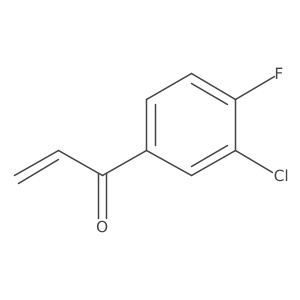 1-(3-Chloro-4-fluorophenyl)prop-2-en-1-one结构式