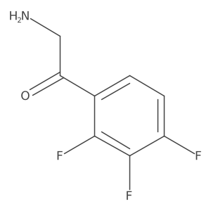 2-Amino-1-(2,3,4-trifluorophenyl)ethan-1-one Structure