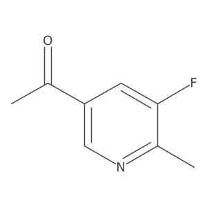 1-(5-Fluoro-6-methylpyridin-3-YL)ethanone Structure