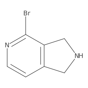 4-Bromo-2,3-dihydro-1H-pyrrolo[3,4-C]pyridine Structure