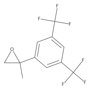 2-[3,5-Bis(trifluoromethyl)phenyl]-2-methyloxirane Structure