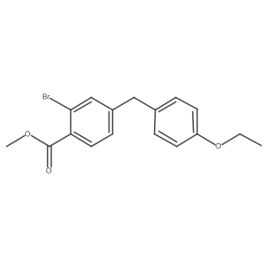 Methyl 2-bromo-4-(4-ethoxybenzyl)benzoate Structure