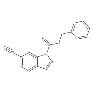 Benzyl 6-isocyanoindazole-1-carboxylate Structure