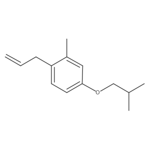 3-(4-iso-Butoxy-2-methylphenyl)-1-propene Structure