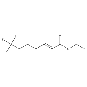 ethyl (E)-7,7,7-trifluoro-3-methylhept-2-enoate Structure