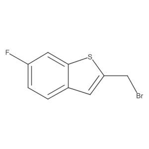 2-Bromomethyl-6-fluoro-benzo[b]thiophene结构式
