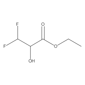 Ethyl 3,3-difluoro-2-hydroxypropanoate Structure