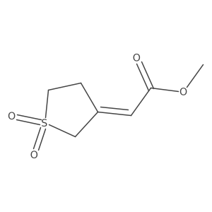 Methyl 2-(1,1-dioxidodihydrothiophen-3(2H)-ylidene)acetate Structure