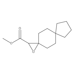 Methyl 1-oxadispiro[2.2.4^{6}.2^{3}]dodecane-2-carboxylate结构式