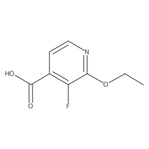 2-Ethoxy-3-fluoropyridine-4-carboxylic acid Structure