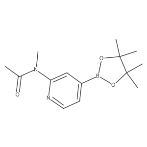 N-methyl-N-(4-(4,4,5,5-tetramethyl-1,3,2-dioxaborolan-2-yl)pyridin-2-yl)acetamide Structure