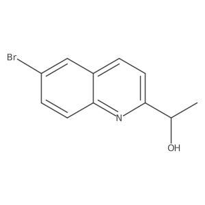 1-(6-Bromoquinolin-2-yl)ethan-1-ol Structure