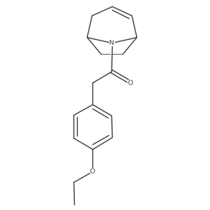 1-((1R,5S)-8-azabicyclo[3.2.1]oct-2-en-8-yl)-2-(4-ethoxyphenyl)ethanone Structure