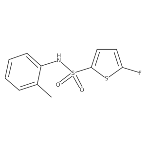 5-Fluoro-N-(o-tolyl)thiophene-2-sulfonamide Structure