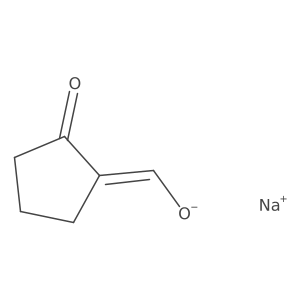 Sodium (2-oxocyclopentylidene)methanolate结构式