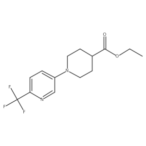 Ethyl 1-(6-(trifluoromethyl)pyridin-3-yl)piperidine-4-carboxylate Structure