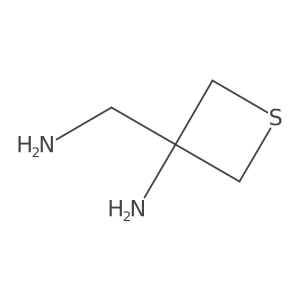 3-amino-3-Thietanemethanamine Structure
