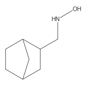 N-({bicyclo[2.2.1]heptan-2-yl}methyl)hydroxylamine Structure