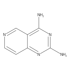 Pyrido[4,3-d]pyrimidine-2,4-diamine结构式