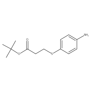 3-(4-Aminophenylthio)propionic acid t-butyl ester Structure